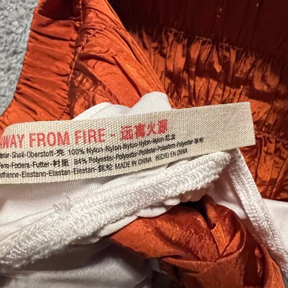 Free People Movement Shorts Womens Small The Way Home Orange Lined Athletic - Picture 6 of 10